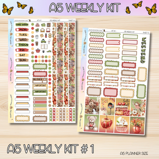 Kit # 1 A5 Weekly Kits