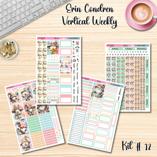 Kit 12       Erin Condren Vertical Planner Weekly Kit