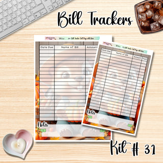 Kit 31    Full Page Bill Tracker