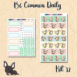 Kit 12    B6 Common Planner Daily Kit