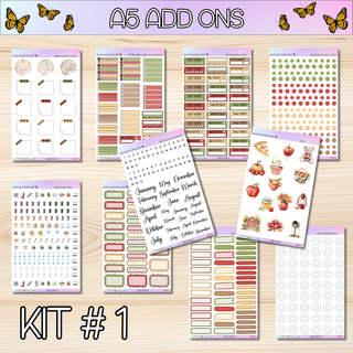 Kit # 1 A5 Add Ons