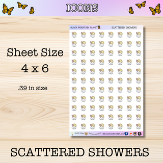 SCATTERED SHOWERS