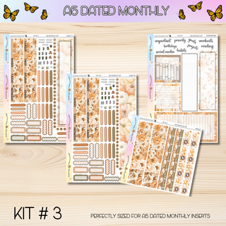 Kit # 3 A5 DATED Any Month Monthly Kits