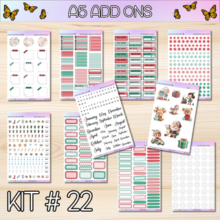 Kit # 22 A5 Add Ons