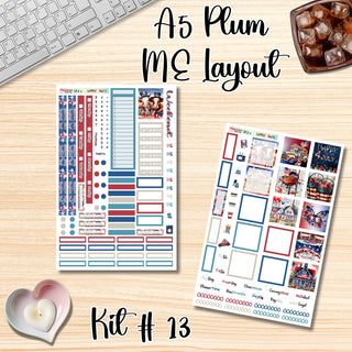 Kit 13       A5 Plum Paper ME Layout