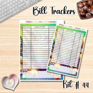 Kit 44    Full Page Bill Tracker