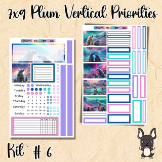 Kit # 6          Plum Paper Vertical Priorities