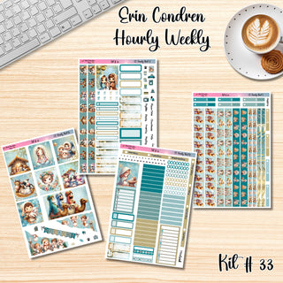 Kit 33       Hourly Erin Condren Weekly