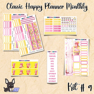 Kit # 9        Classic Happy Planner ANY Monthly Kit