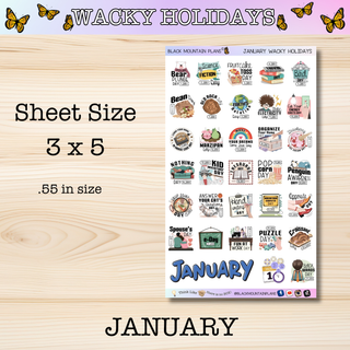 January Wacky Holidays