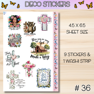 DECO STICKERS # 36
