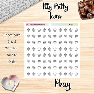 PRAY Itty Bitty Planner Icons