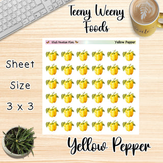 YELLOW PEPPER Teeny Weeny Foods