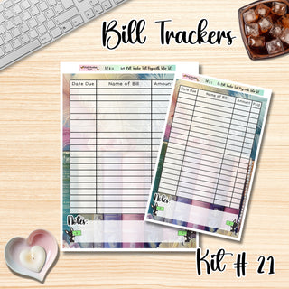 Kit 21    Full Page Bill Tracker