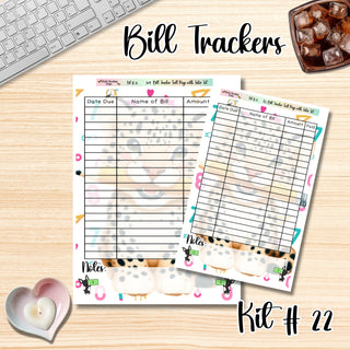 Kit 22    Full Page Bill Tracker