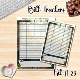 Kit 23    Full Page Bill Tracker