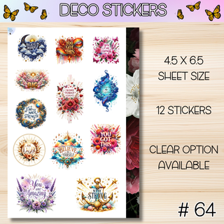 DECO STICKERS # 64