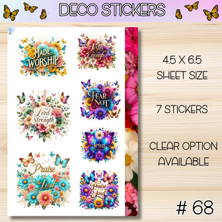 DECO STICKERS # 68