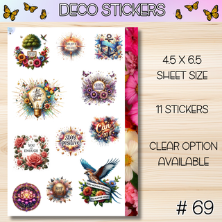 DECO STICKERS # 69
