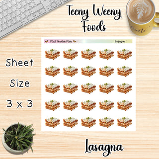 LASAGNA Teeny Weeny Foods