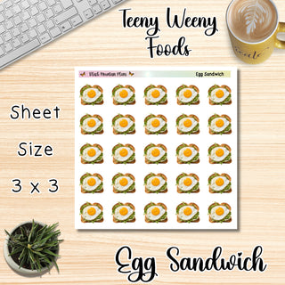 EGG SANDWICH  Teeny Weeny Foods