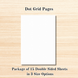 A5 MAE    Dot Grid Notes Pages     MAE Planner Inserts