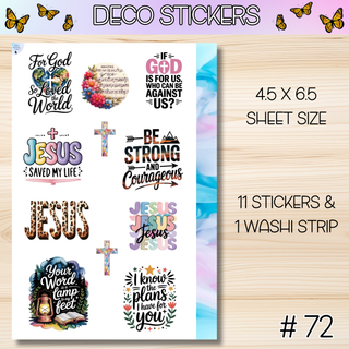 DECO STICKERS # 72