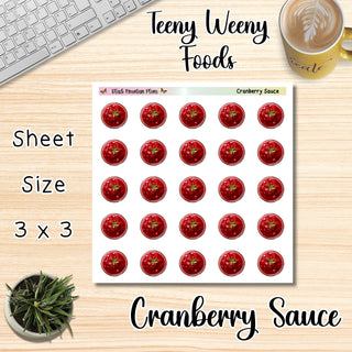 CRANBERRY SAUCE Teeny Weeny Foods