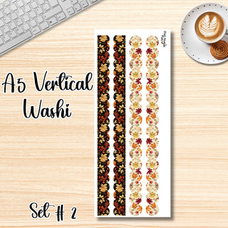 Set # 2      A5 Vertical Washi