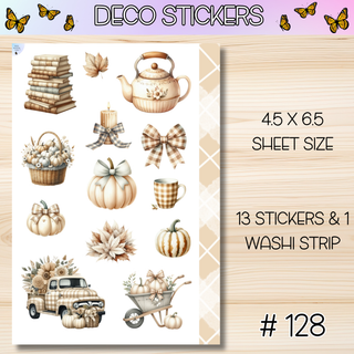 DECO STICKERS # 128