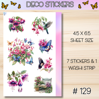 DECO STICKERS # 129