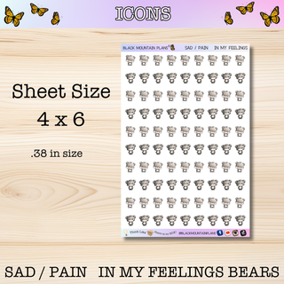 SAD / PAIN  IN MY FEELINGS BEARS
