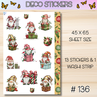 DECO STICKERS # 136