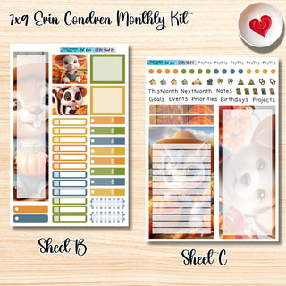 Kit 31       7x9 Erin Condren ANY Month Planner Kit