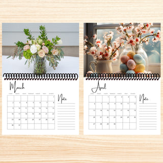 FLORALS 2025 WALL CALENDAR