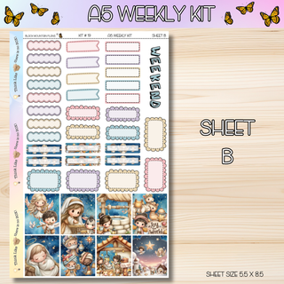 Kit # 19 A5 Weekly Kits