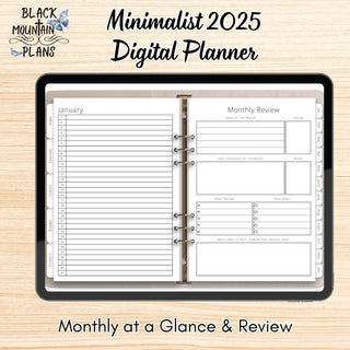 Minimalist 2025 Digital Planner