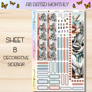 Kit # 20 A5 DATED Any Month Monthly Kits