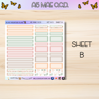 Kit # 5  A5 MAE O.C.D. (Organized Compact Dashboard)