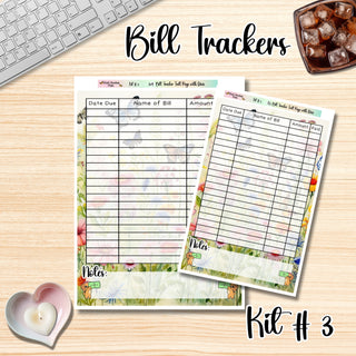 Kit # 3     Full Page Bill Tracker