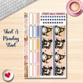 Kit 37       7x9 Erin Condren JANUARY Monthly Planner Kit