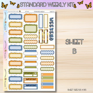 Kit # 4 Standard Weekly Kits