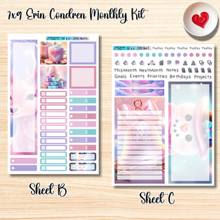 Kit 35       7x9 Erin Condren ANY Month Planner Kit