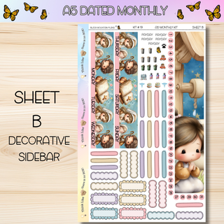 Kit # 19 A5 DATED Any Month Monthly Kits