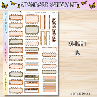 Kit # 3 Standard Weekly Kits