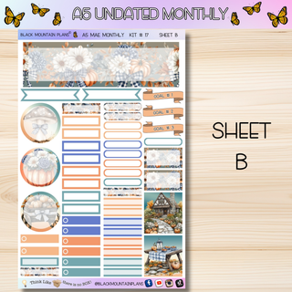 Kit # 17 A5 MAE ANY Month UNDATED Monthly Kit