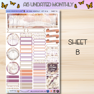 Kit # 16 A5 MAE ANY Month UNDATED Monthly Kit