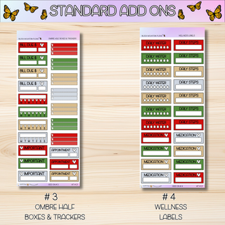 Kit # 21 Standard Size Add Ons