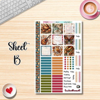 Kit 29      A5 Plum Paper Weekly MAE Layout, Vertical Columns or Hourly Columns