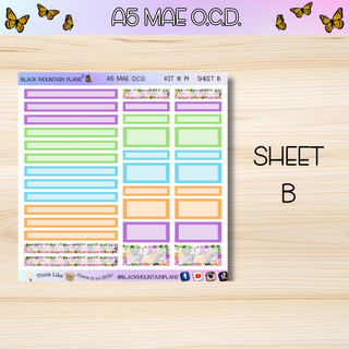 Kit # 14  A5 MAE O.C.D. (Organized Compact Dashboard)